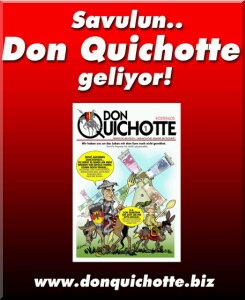 Türkçe Almanca Mizah Dergisi Don Quichotte 26 Nisan'da çkt... Birinci saysn okumak için tklaynz...