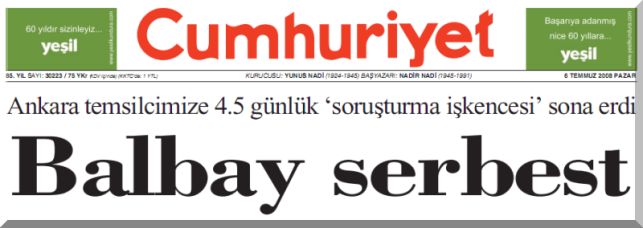 Cumhuriyet - Mustafa Balbay 06.07.2008
